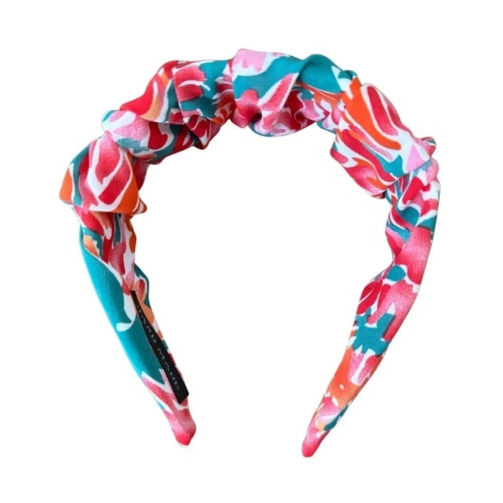 Handmade Colorful Knotted Floral Fabric Headband